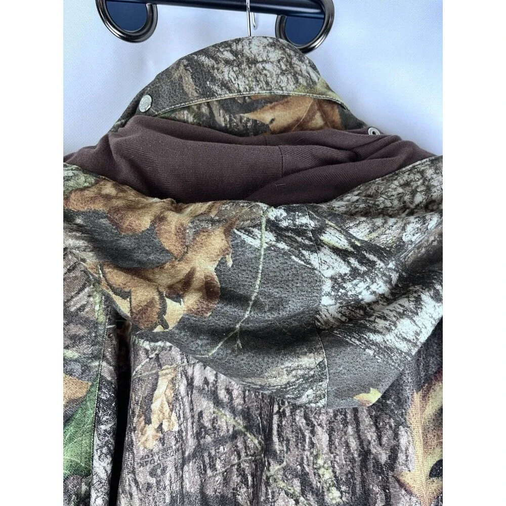 WOOLRICH Size Large Mens Reversible Realtree Camo Thermore Bomber Jacket - Picture 7 of 9